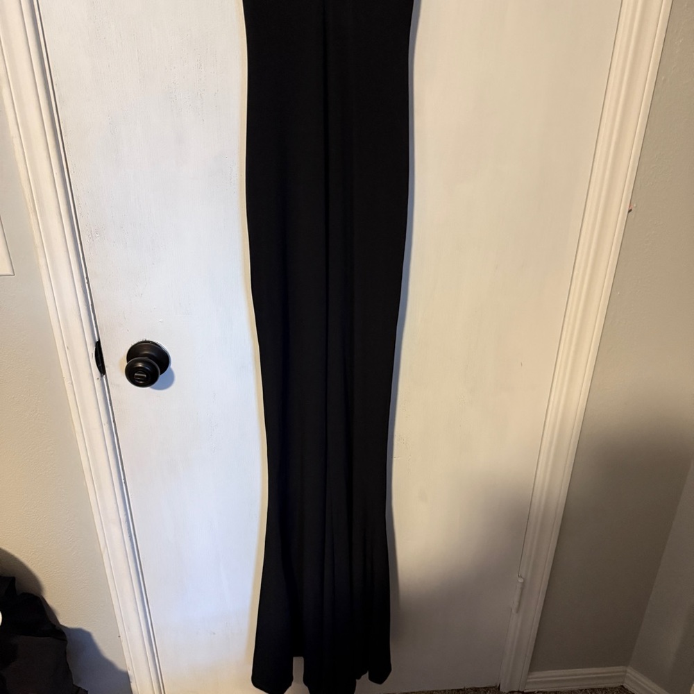 NEW Nookie x REVOLVE Illegal Halter Gown Black Backless Formal Maxi Dress Small - Picture 4 of 6